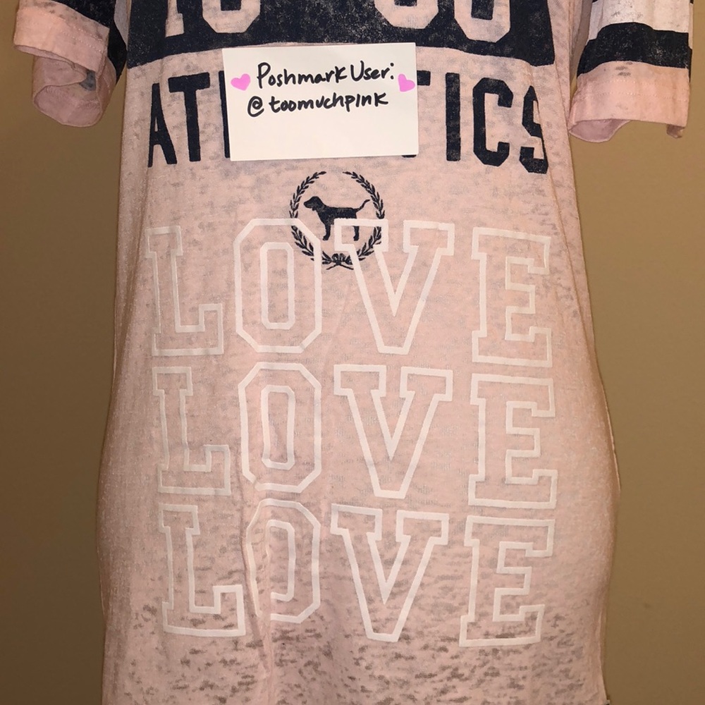 Victoria’s Secret PINK Vintage Style Tee Shirt MD - Picture 4 of 7